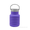 Custom Foldable Silicone Outdoor Sports Water Bottle